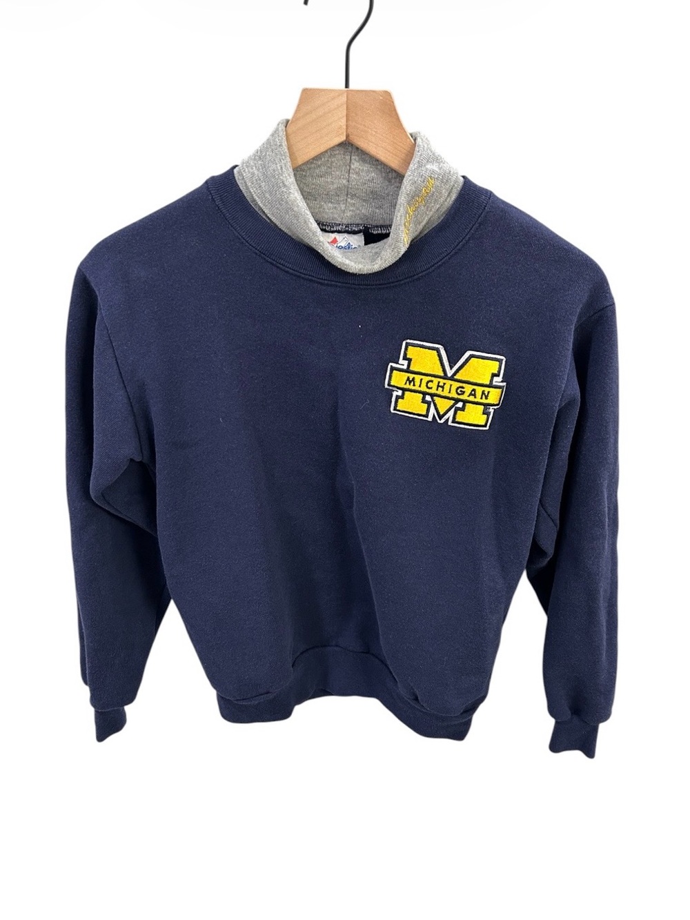 Vintage Michigan Wolverines Majestic Sweatshirt Youth L